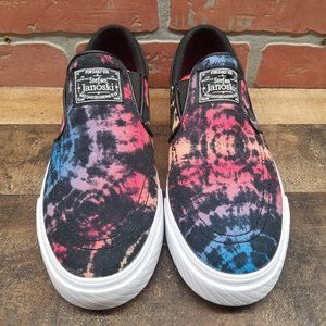 nike sb stefan janoski canvas slip tie dye